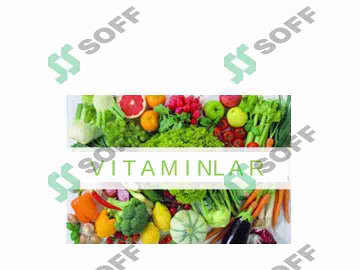 Vitaminlar 1