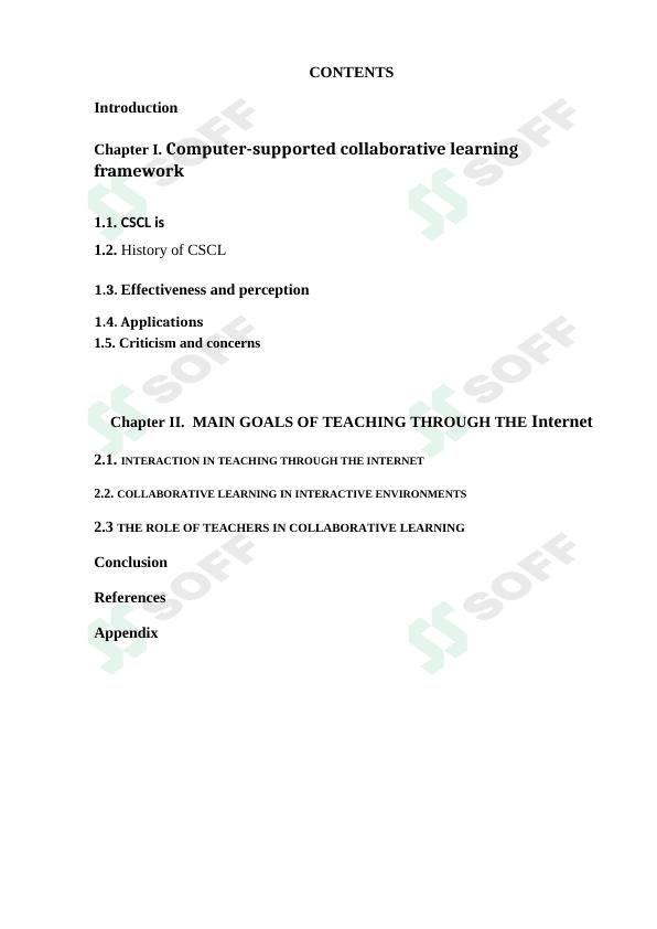 Computer-supported collaborative learning framework 1
