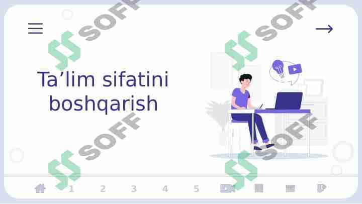 Ta'lim sifatini boshqarish 1