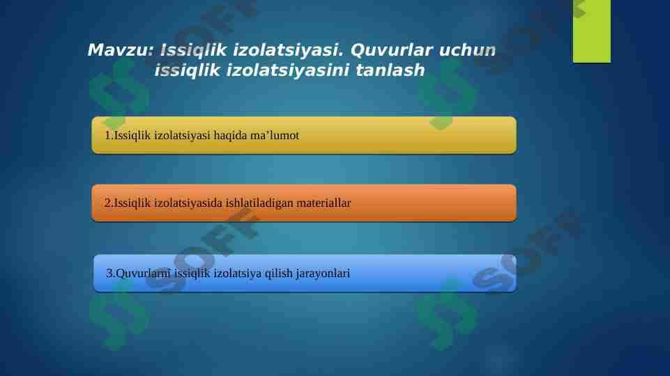 Issiqlik izolatsiyasi. Quvurlar uchun issiqlik izolatsiyasini tanlash 1