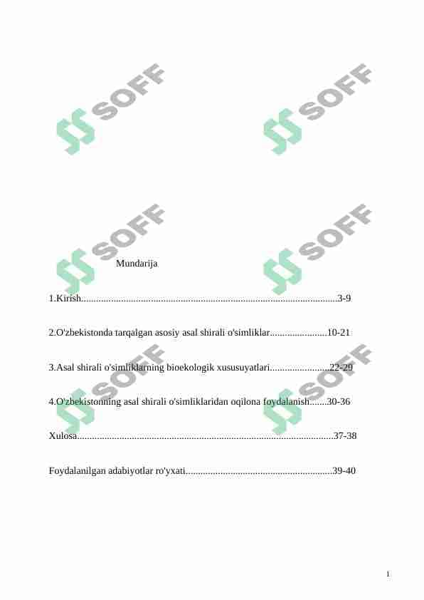 Asalshirali oʻsimliklarning oʻrganish tarixi va uslublari 1