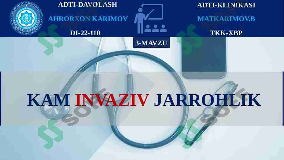 KAM INVAZIV JARROHLIK 1