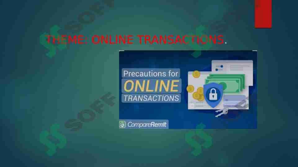 Online transactions 1