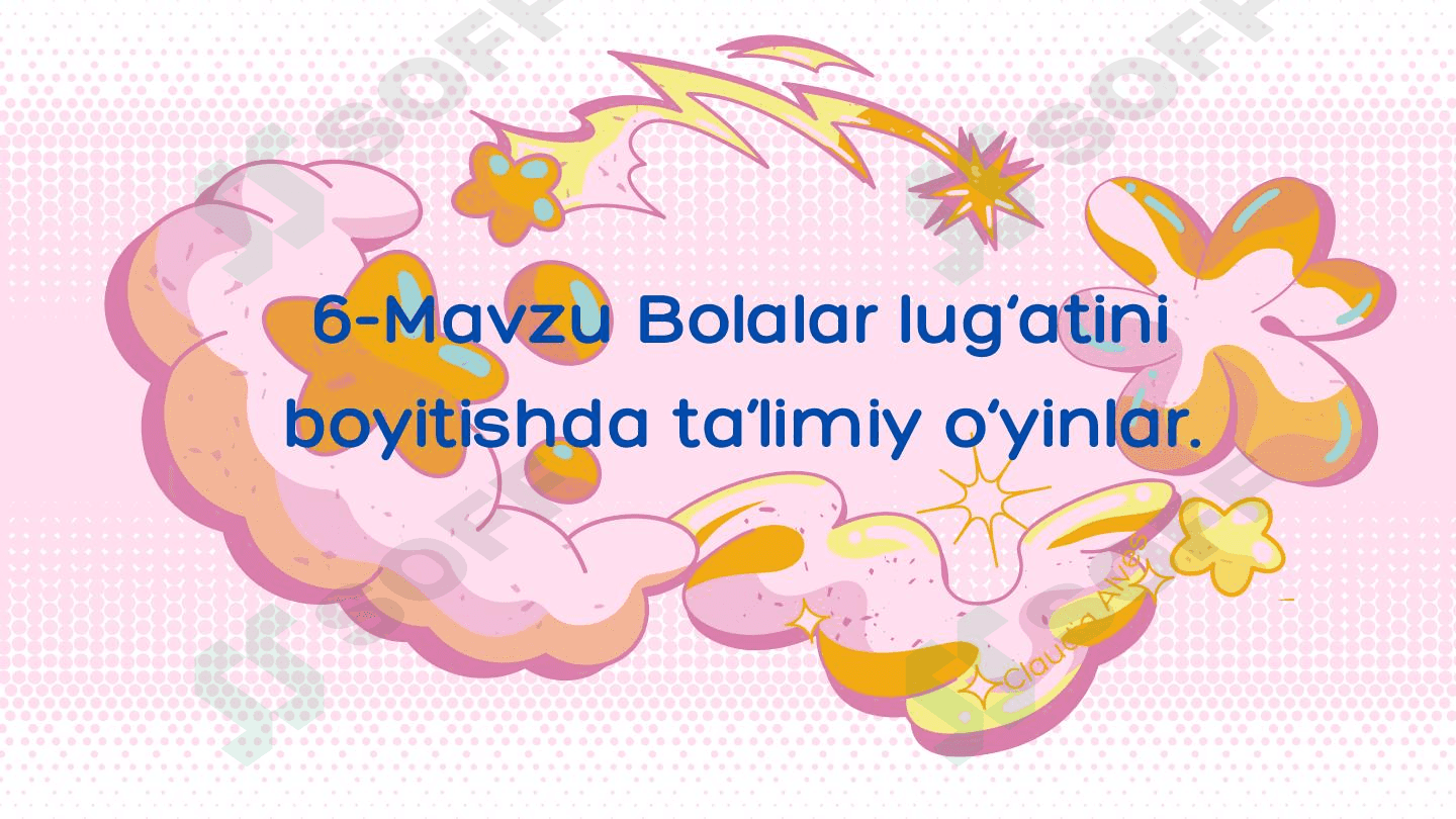 Bolalarni lugʻatini oshirishda taʼlimiy oʻyinlar 1