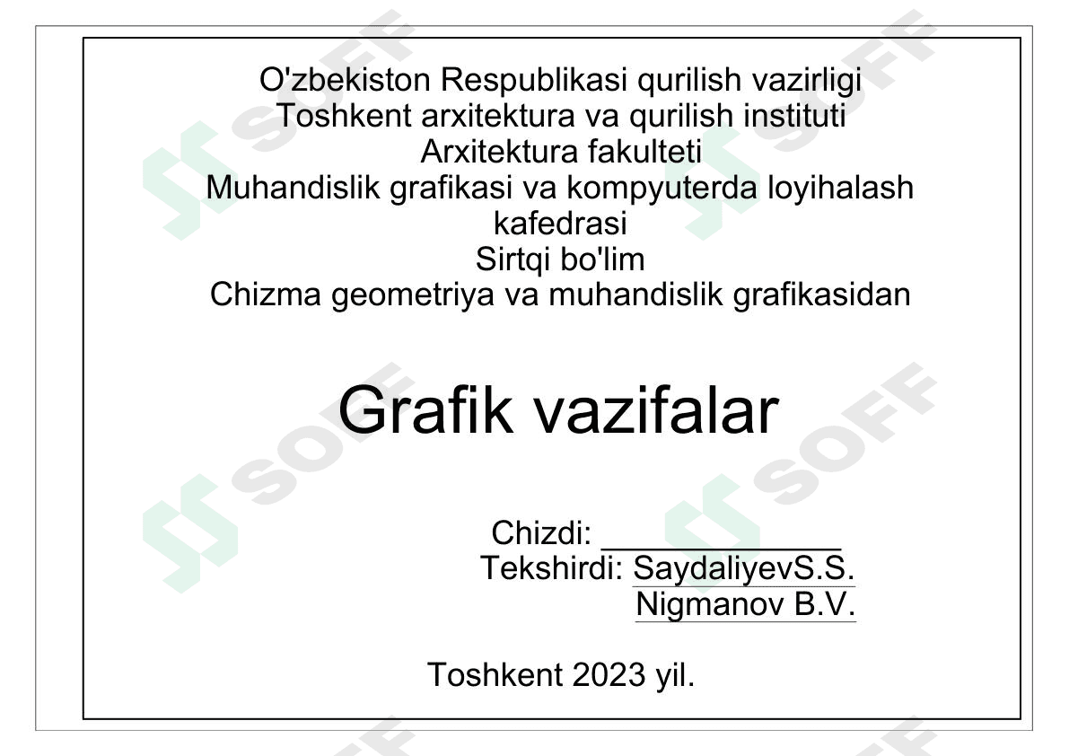 Chizma chizish