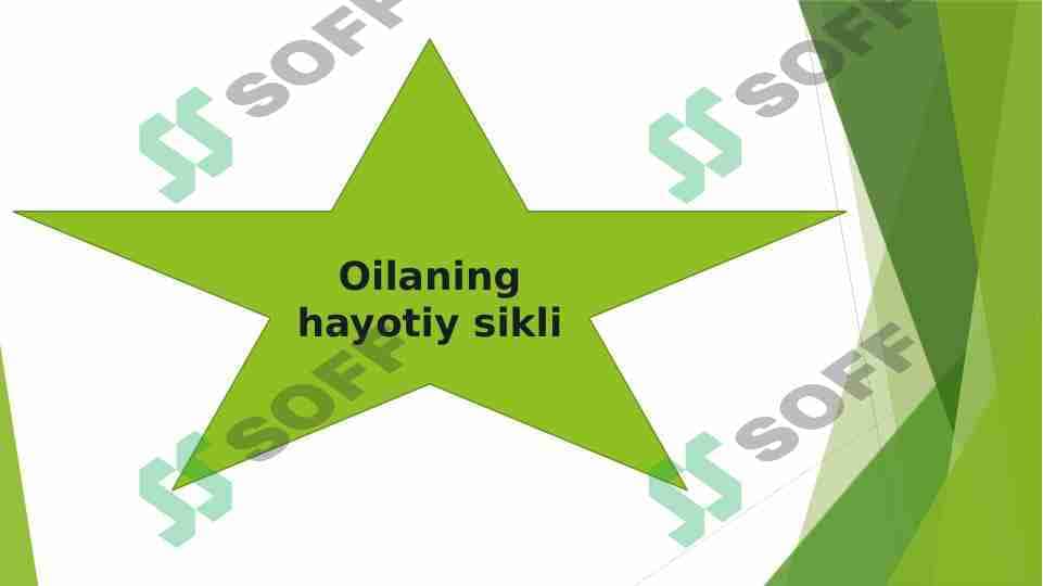 Oilaning hayotiy sikli 1