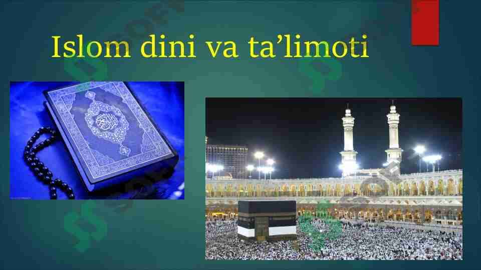 Islom dini va ta’limoti 1