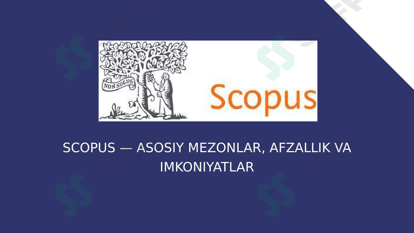 Scopus bazasi haqida 1
