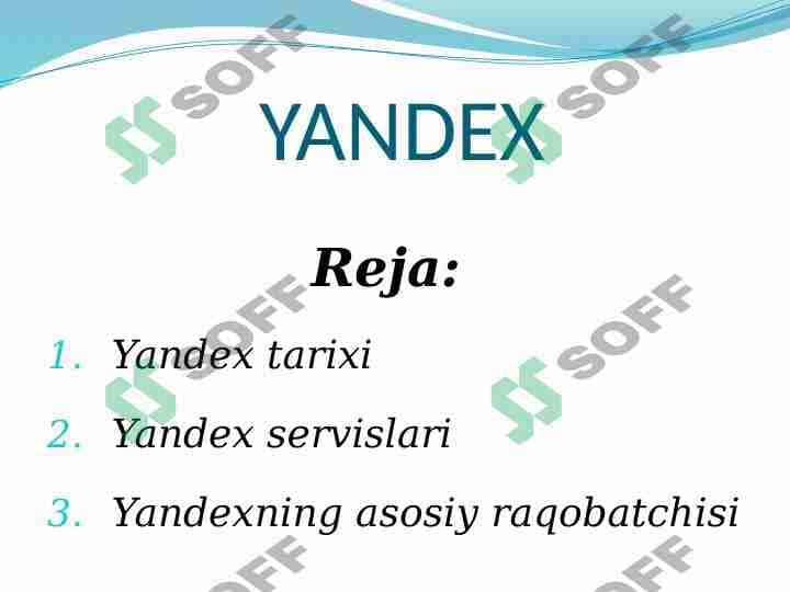 Yandex 1