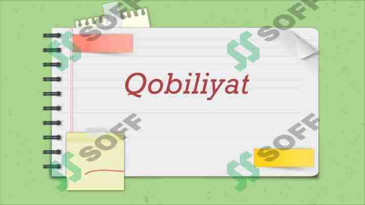 Qobiliyat 1