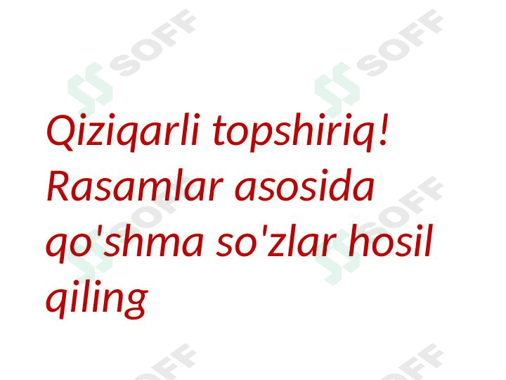 Qoʻshma otlar 1