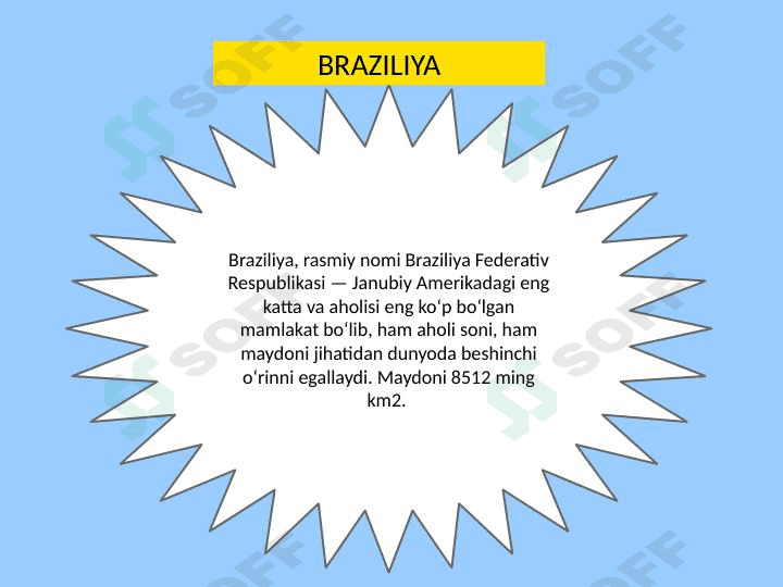 Braziliya Davlati va Iqtisodiyoti haqida 1