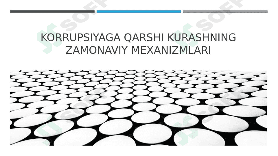 Korrupsiyaga qarshi kurashning zamonaviy mexanizmlari 1