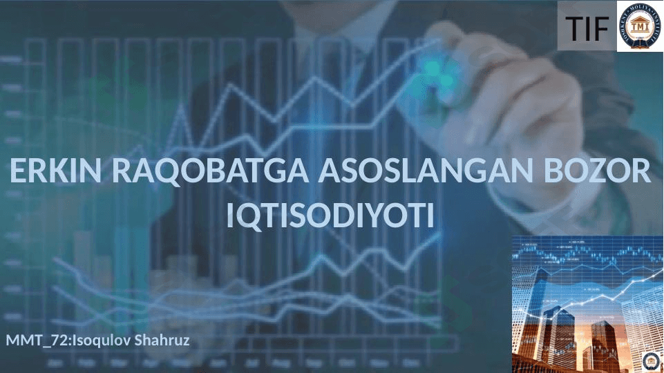 Bozor iqtisodiyoti 1