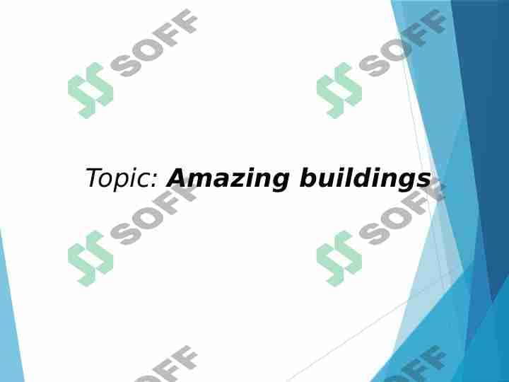 Amazing buildings 1