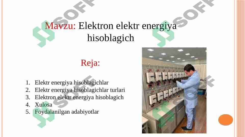 Elektron elektr energiya hisoblagich 1