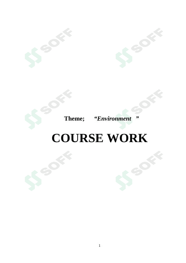 Environment 1