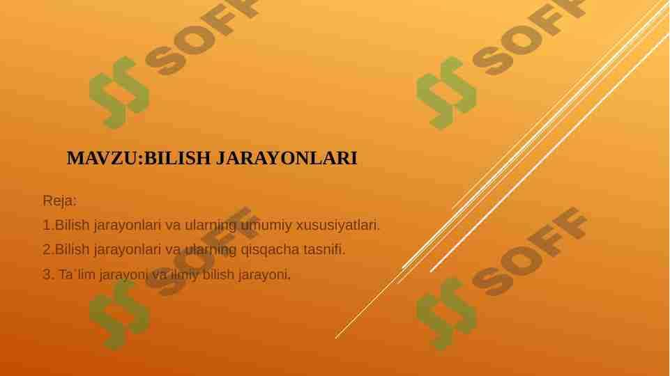 bilish jarayonlari 1