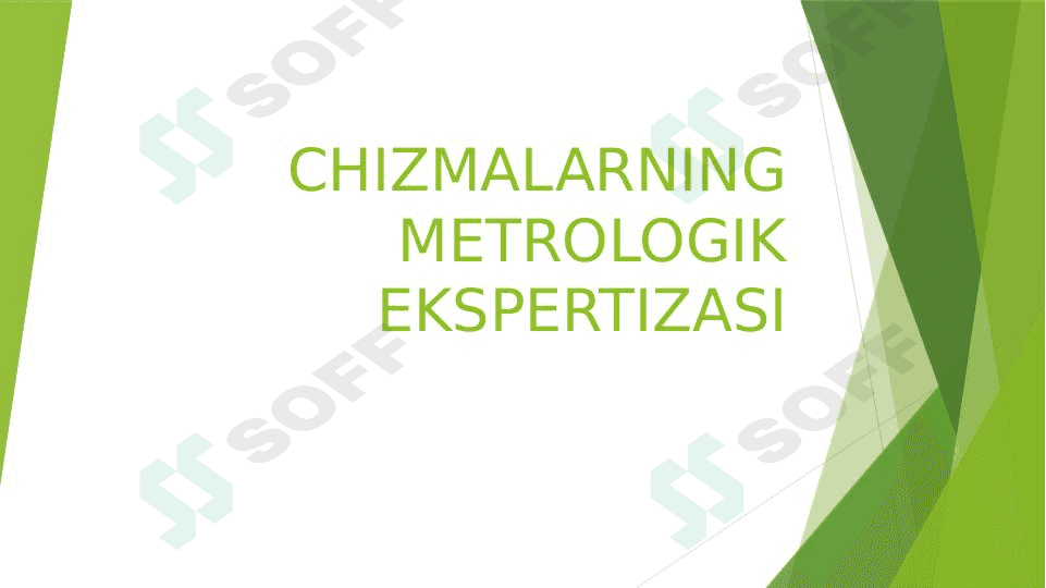 Chizmalarning metrologik ekspertizasi 1