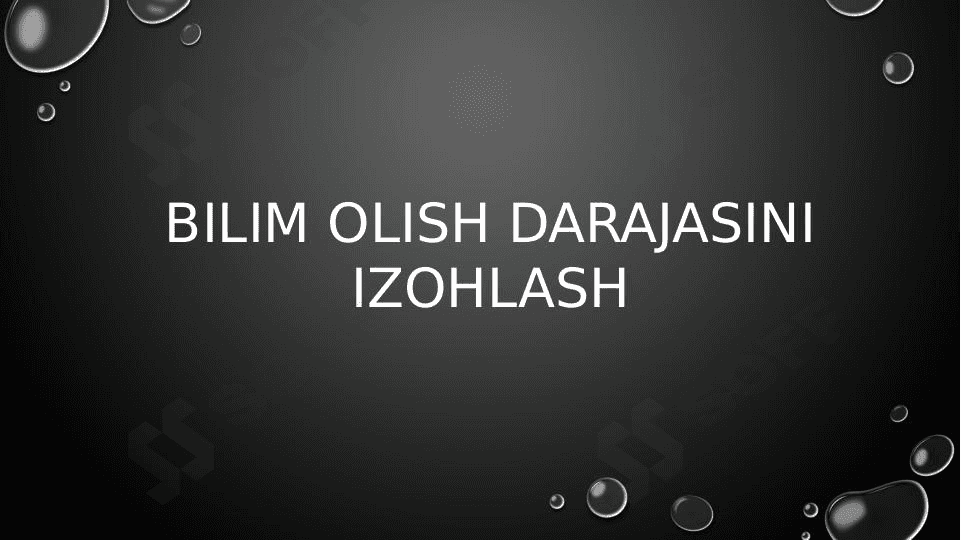 Oliy nerv faoliyati haqida tushuncha 1