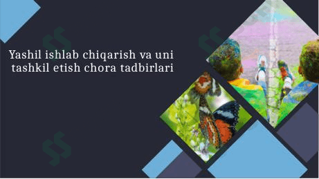 Yashil iqtisodiyot, Green Economy 1