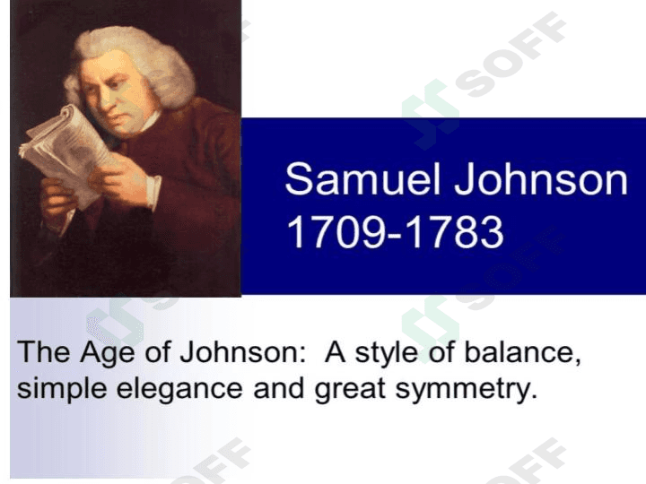 TOMA fanidan Samuel Johnson 1709-1783 1