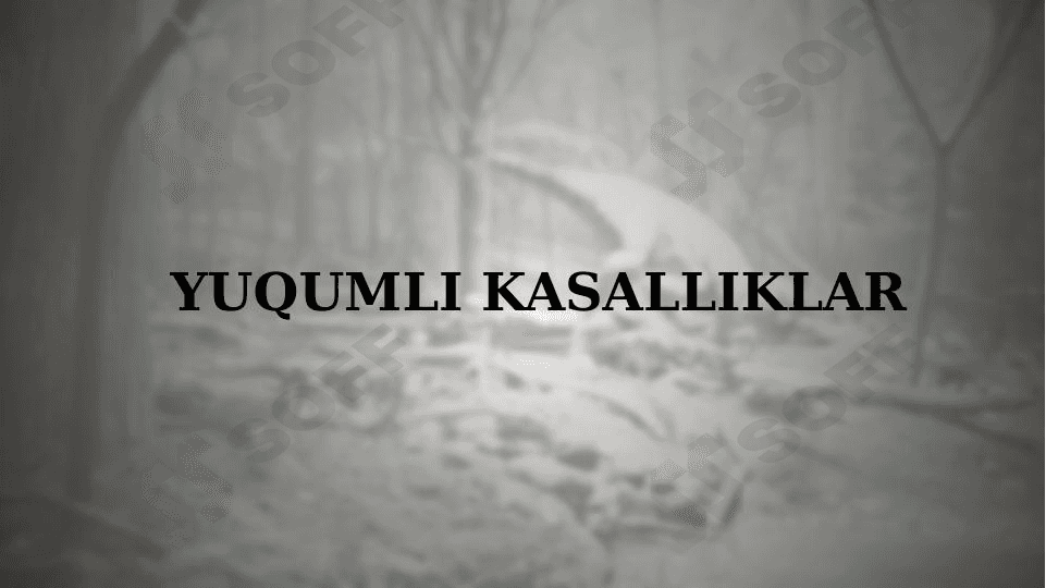 Yuqumli kasalliklar 1
