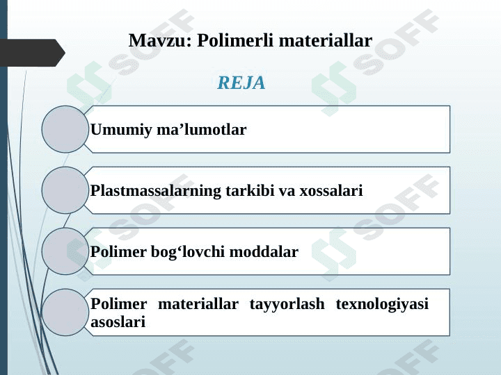 Polimer materiallar 1