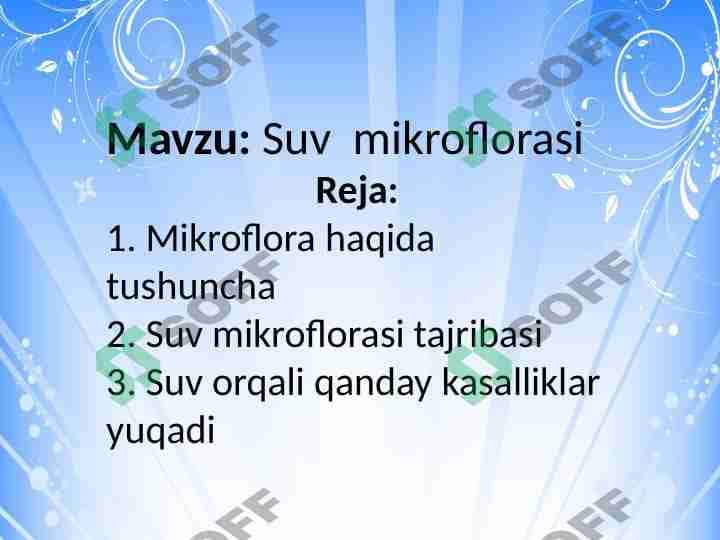 SUV MIKROFLORASI-2 1