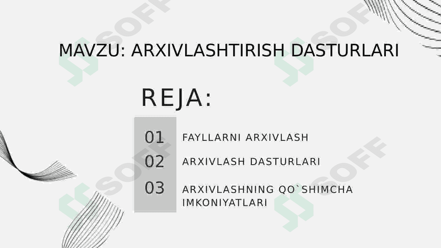 Arxivlashtirish dasturlari 2