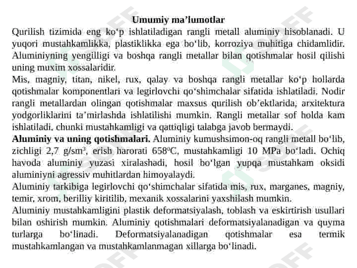 Rangli metallar 2