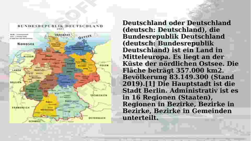 DIE PRASENTATION  AUS DEM FACH  VON DER LANDESKUNDE 2
