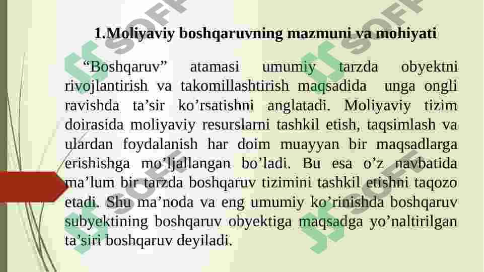 Moliyaviy boshqaruv 2