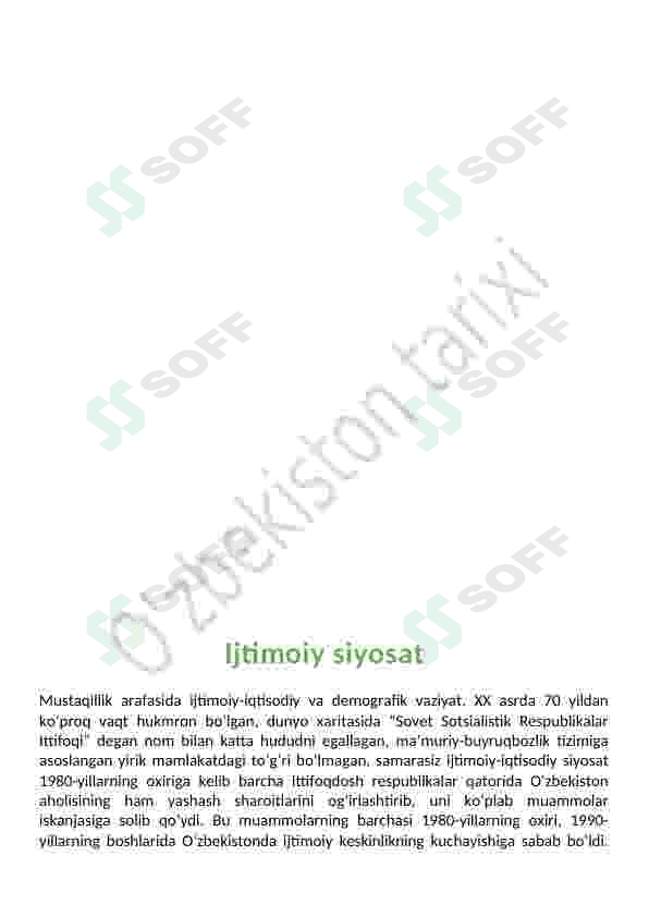 O'zbekistonda kuchli ijtimoiy siyosat 2