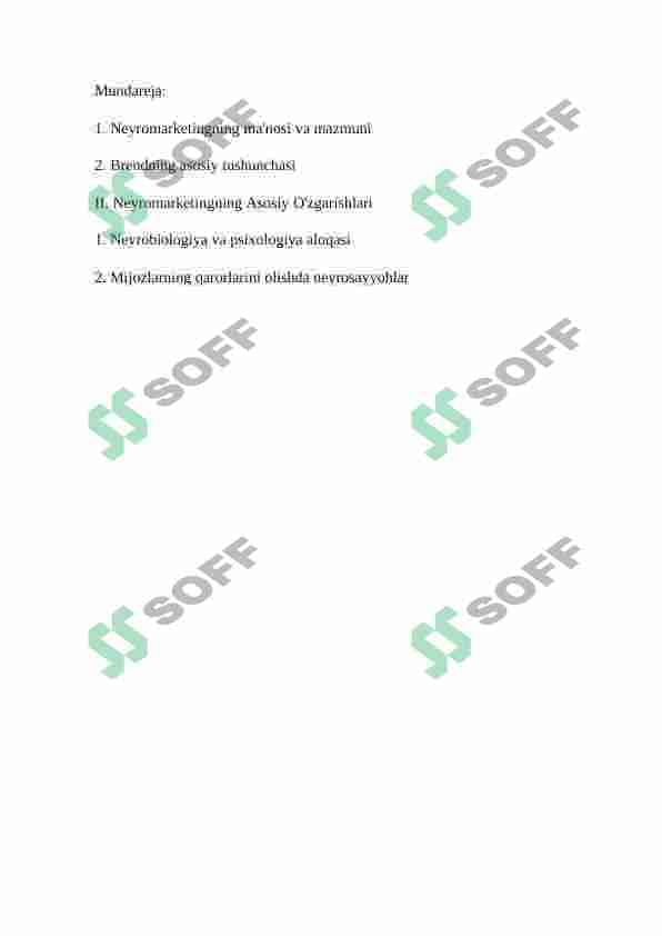 Neyromarketing va brend 2