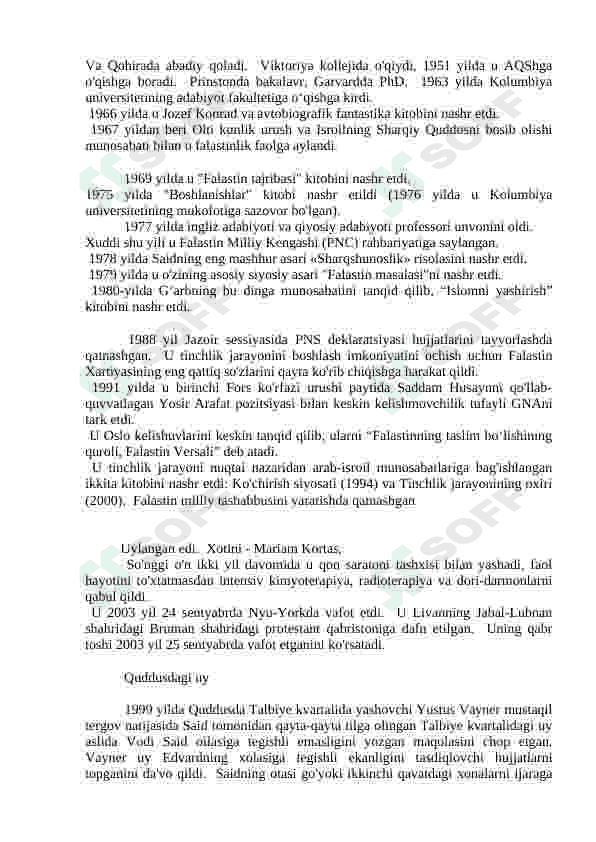 Dunyo Sharqshunoslarining Mashhur vakillari haqida 2