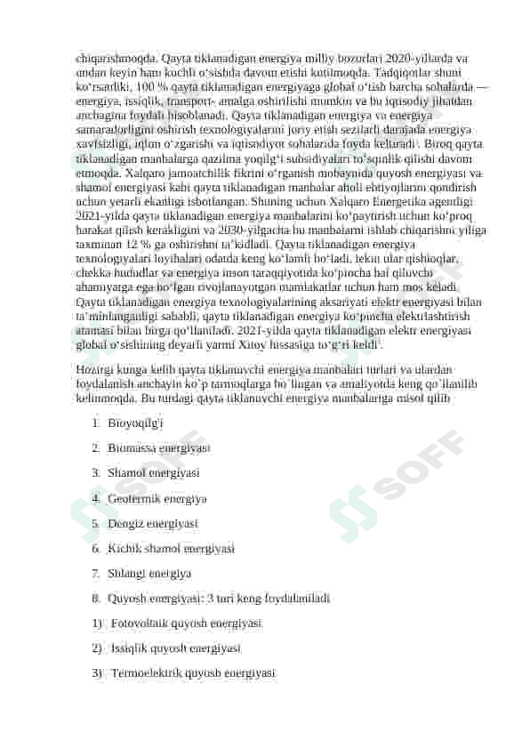 QAYTA TIKLANUVCHI ENERGIYA MANBALARI 2