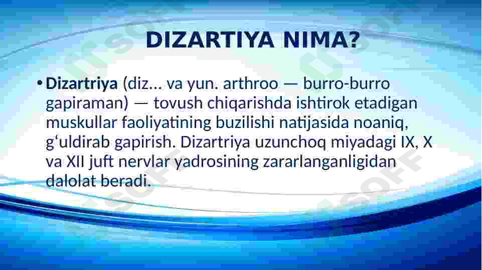 DIZARTRIYA 2