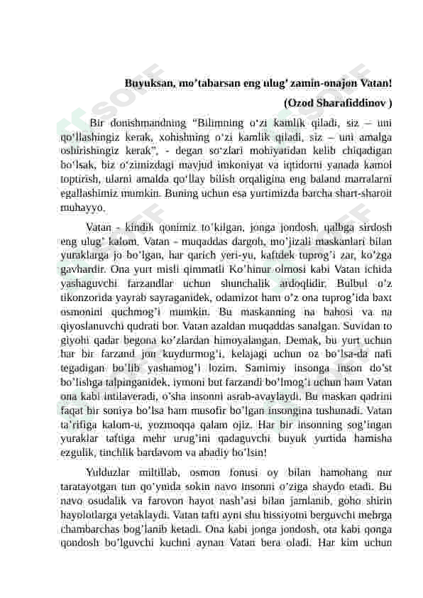 Iftixorimsan O'zbekiston 2
