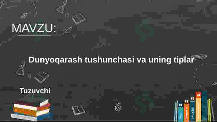 Dunyoqarash tushunchasi 2