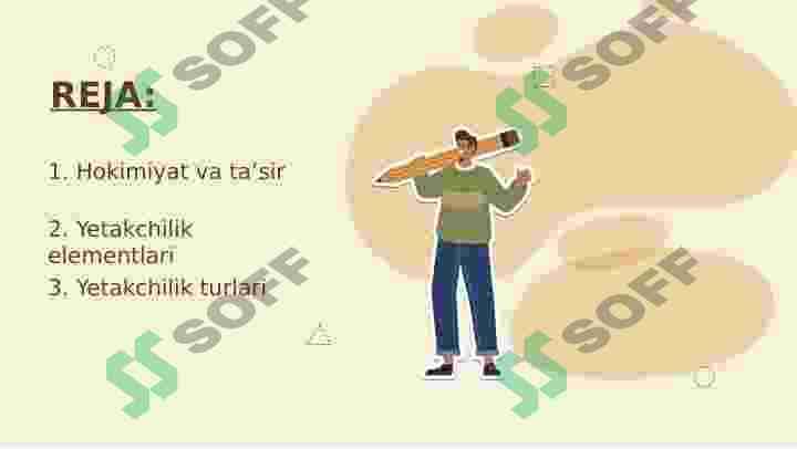 Yetakchilikni rivojlantirish 2