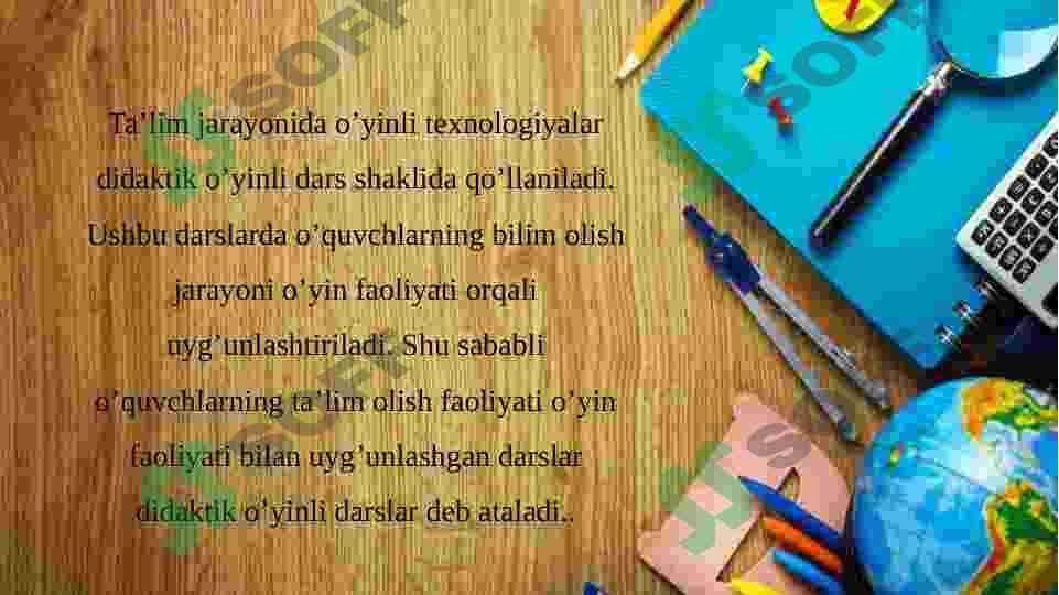 INTEGRATSIYALASHGAN TAʼLIMDA O’YIN TEXNOLOGIYALARDAN FOYDALANISH 2