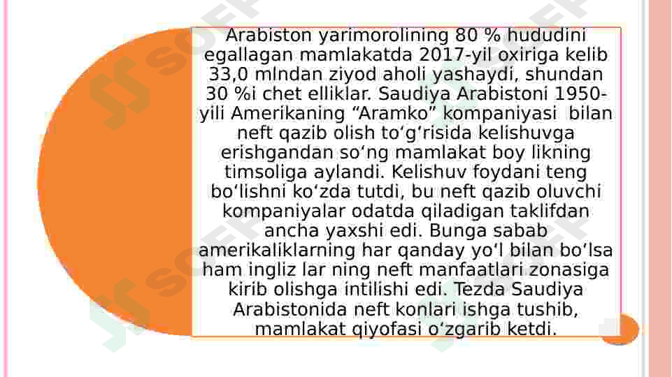 Jahon urushlari oralig'ida osiyodagi arab mamlakatlari 2