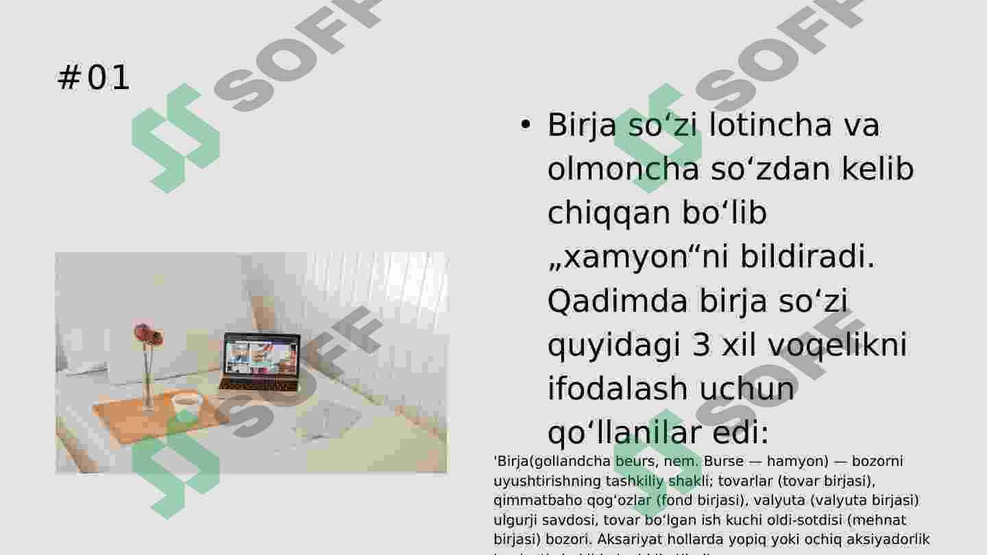 Birja ishi 2