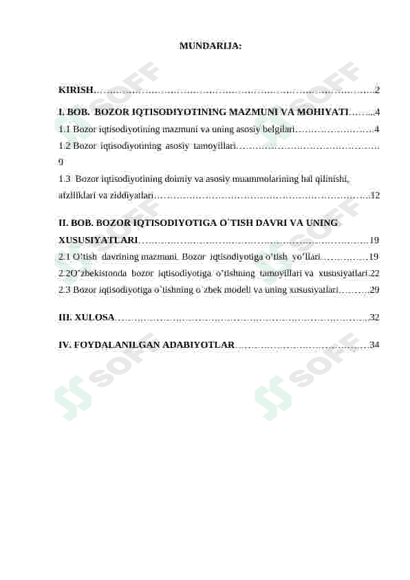 Bozor iqtisodiyotiga o'tish davri, uning xususiyatlari va davomiyligi 2