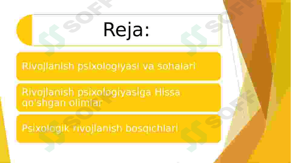 Rivojlanish psixologiyasi 2