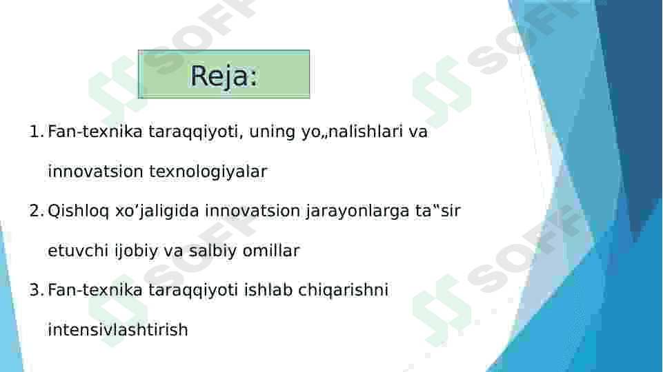 Qishloq xo’jaligida innovatsion texnologiyalar va ularning samaradorli 2