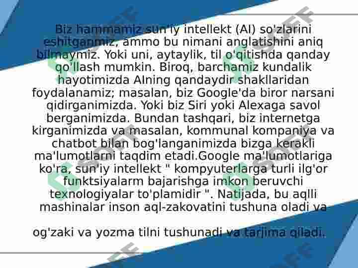 Xorijiy tillarni o'rganishda sun'iy intellekt o'rni 2