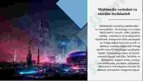 Multimediya aloqa tarmog‘ining transport telekommunikatsiya texnologiyalari 2