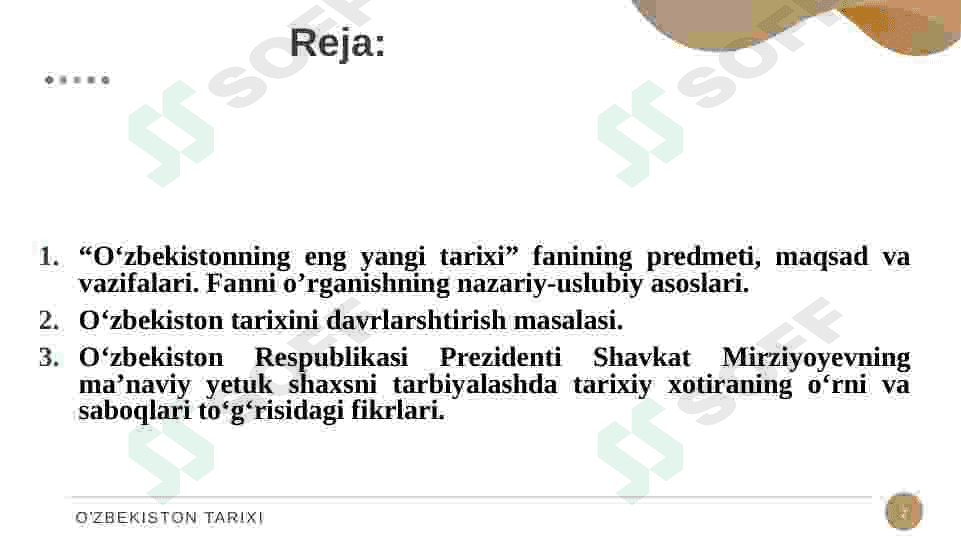 Oʻzbekistonning eng yangi tarixi 2